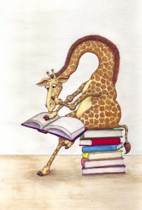 reading-giraffe-julia-collard